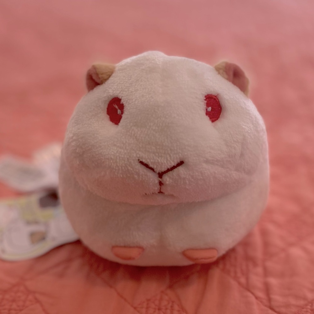 Mini Hamster Plush Albino Kawaii Animal Plushie